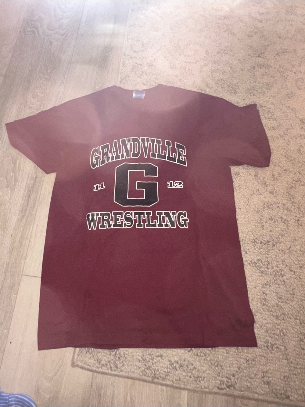 Gildan Maroon Grandville Wrestling Tee